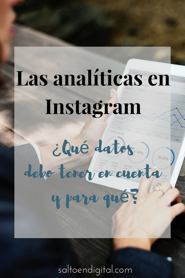 [VIDEO] Las analiticas de Instagram-qué datos tener en cuenta y por que