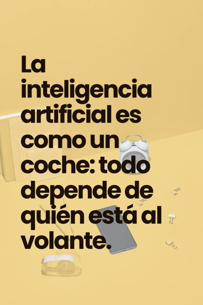como integrar la ia en tu vida y negocio entrevista marice sanchez macian - la inteligencia artifical es como un coche depende de quien esta al volante