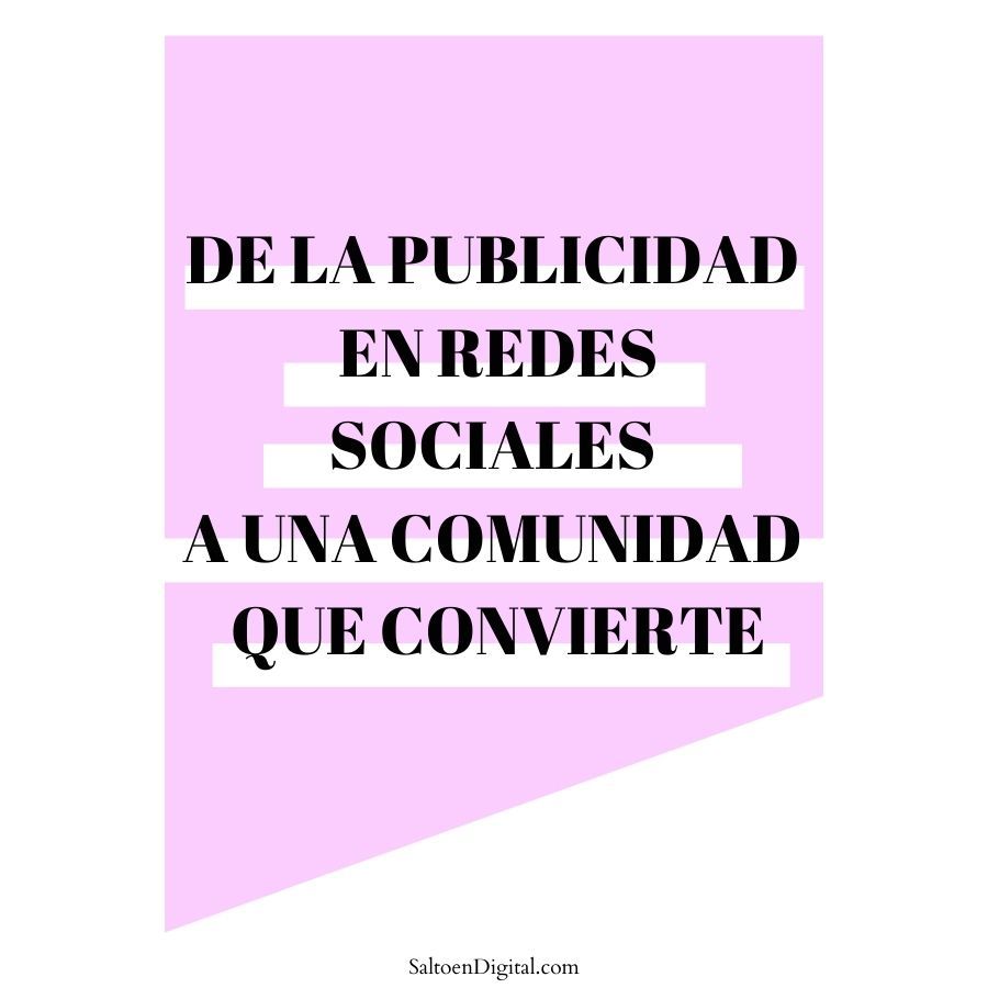 entrevista con sandra m de lamo de la publicidad en redes sociales a una comunidad que convierte salto en digital