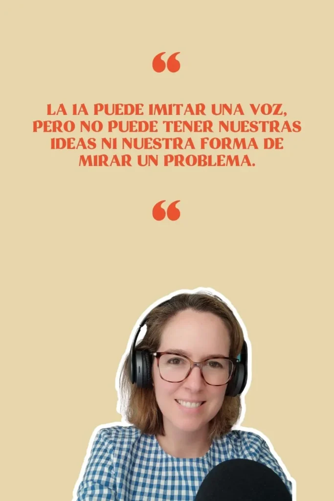 lo que la ia no puede copiar